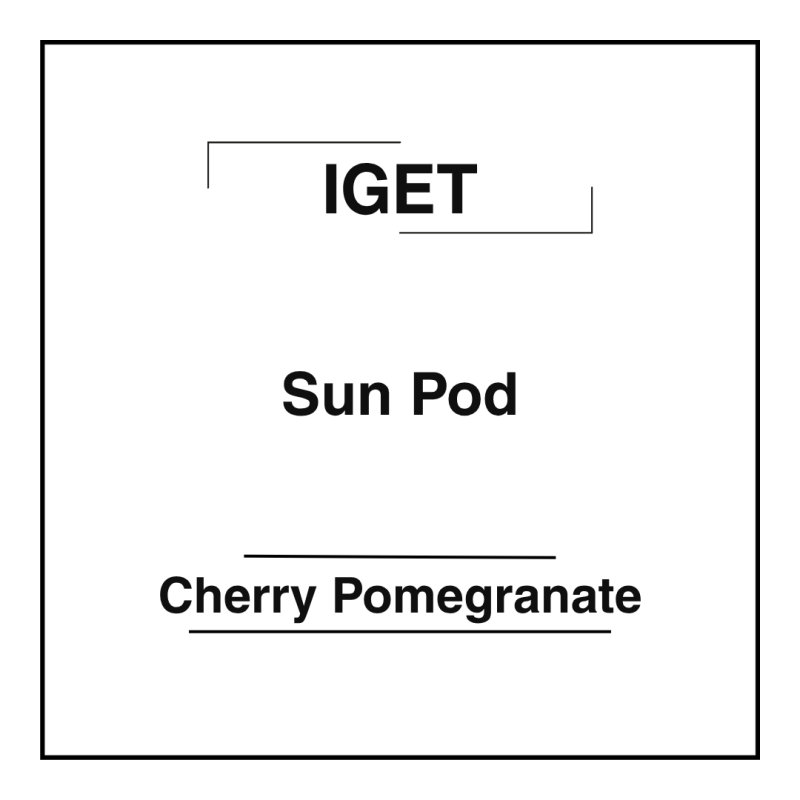 Iget Sun Pod Cherry Pomegranate