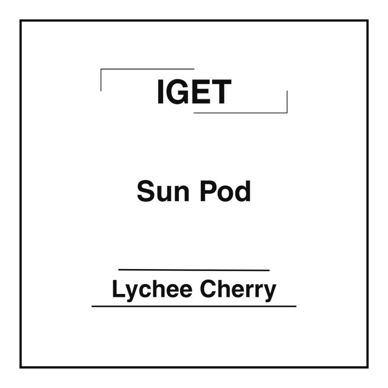 Iget Sun Pod Lychee Cherry