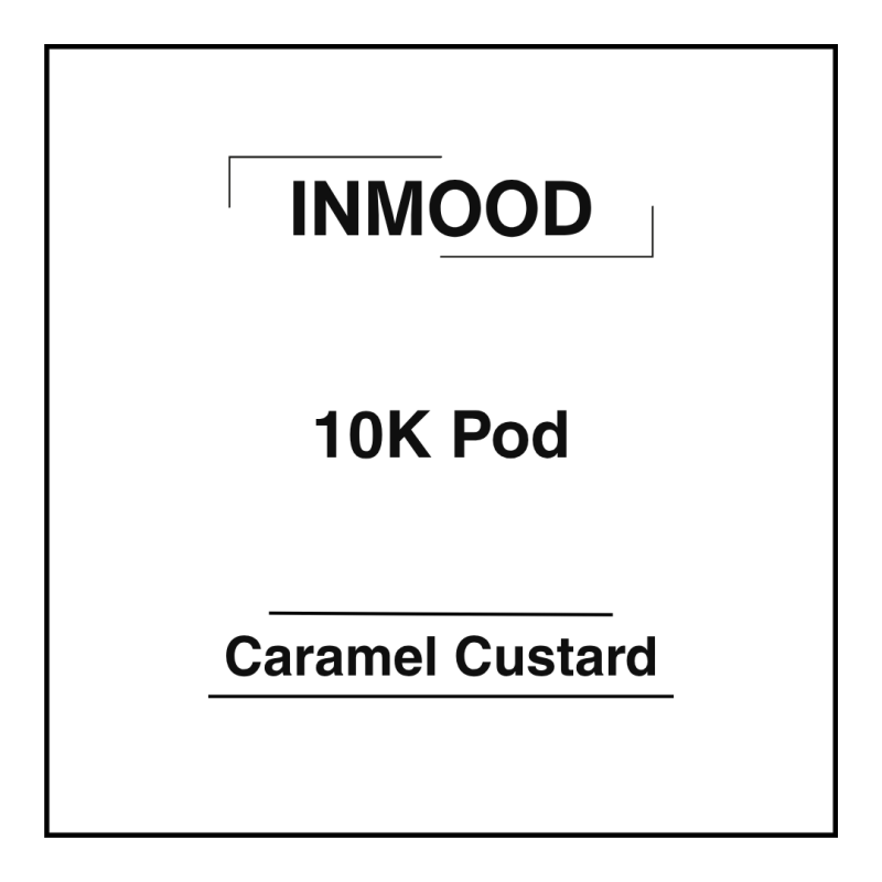 Inmood Pod 10K Caramel Custard