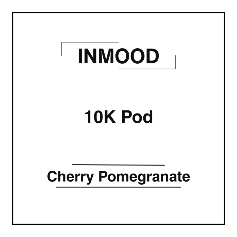 Inmood Pod 10K Cherry Pomegranate