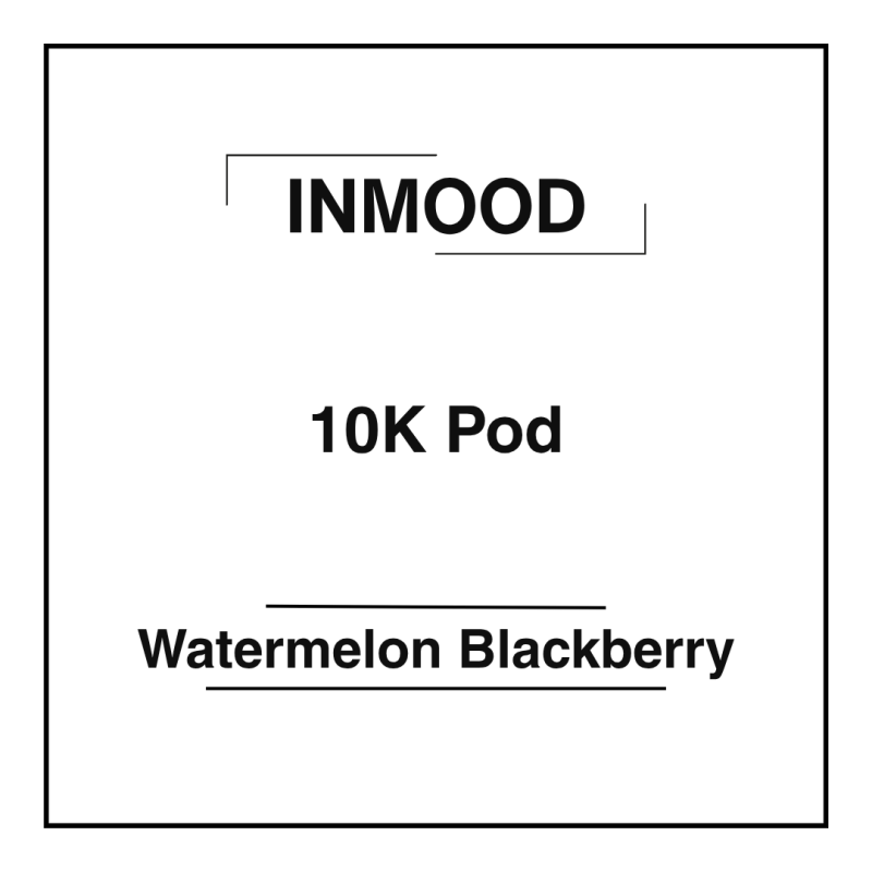 Inmood Pod 10K Watermelon Blackberry