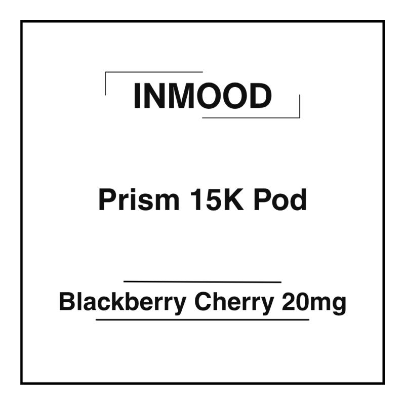 Inmood Prism 15K Pod Blackberry Cherry 20mg