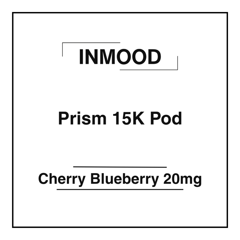 Inmood Prism 15K Pod Cherry Blueberry 20mg
