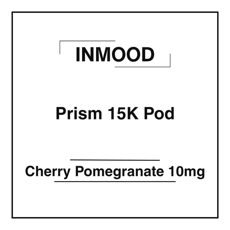 Inmood Prism 15K Pod Cherry Pomegranate 10mg