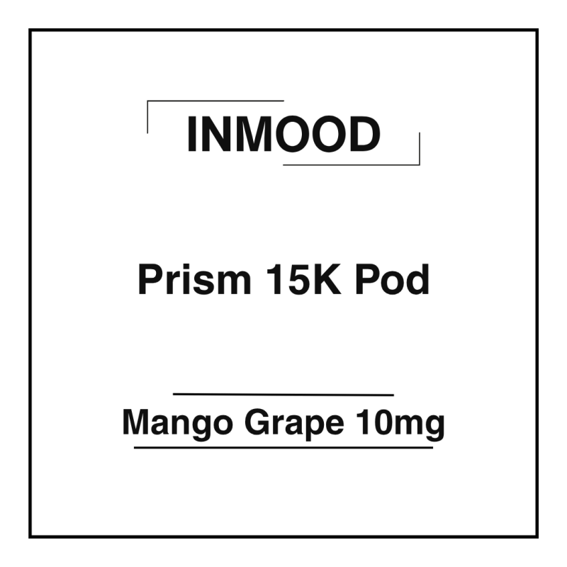 Inmood Prism 15K Pod Mango Grape 10mg