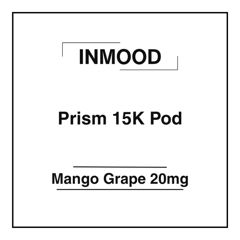 Inmood Prism 15K Pod Mango Grape 20mg