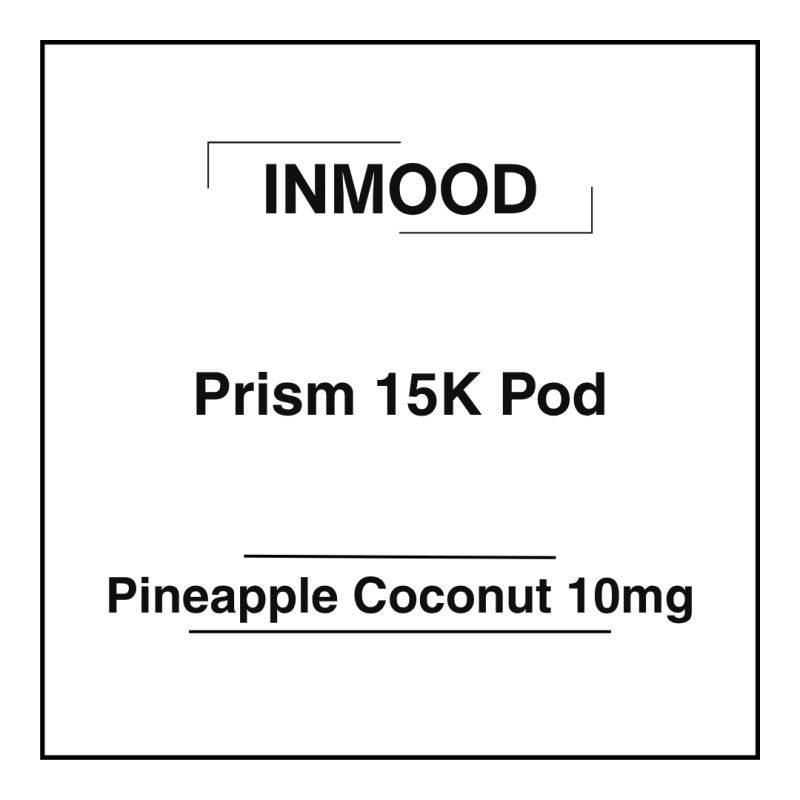 Inmood Prism 15K Pod Pineapple Coconut 10mg