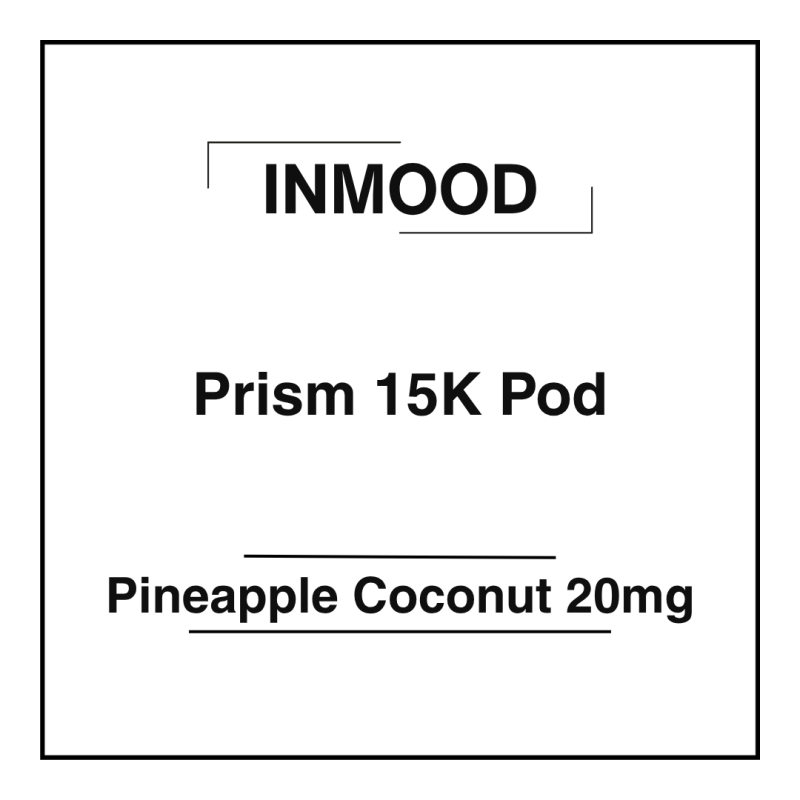 Inmood Prism 15K Pod Pineapple Coconut 20mg