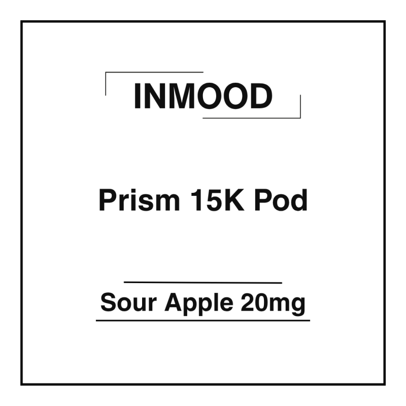 Inmood Prism 15K Pod Sour Apple 20mg