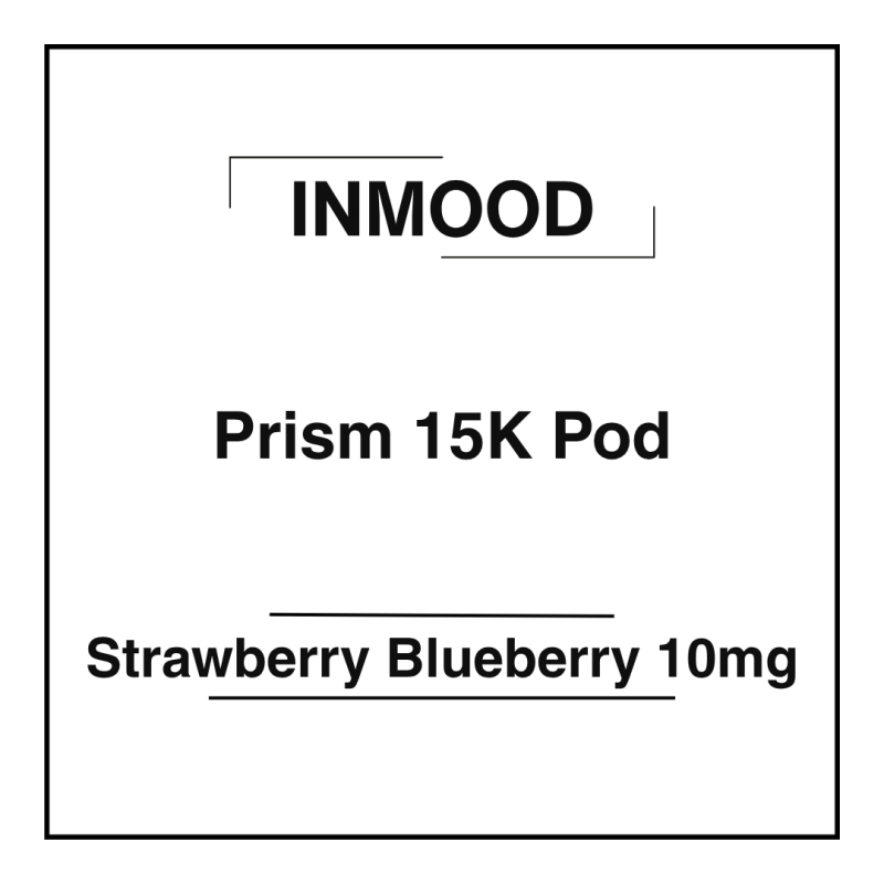 Inmood Prism 15K Pod Strawberry Blueberry 10mg