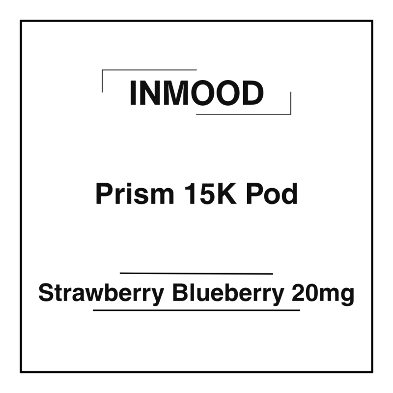 Inmood Prism 15K Pod Strawberry Blueberry 20mg