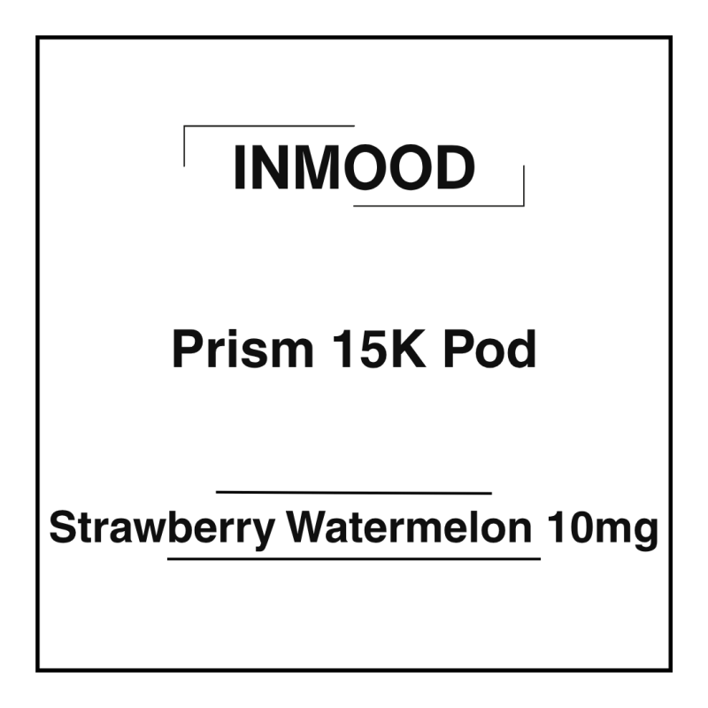 Inmood Prism 15K Pod Strawberry Watermelon 10mg
