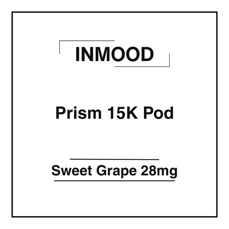 Inmood Prism 15K Pod Sweet Grape 28mg