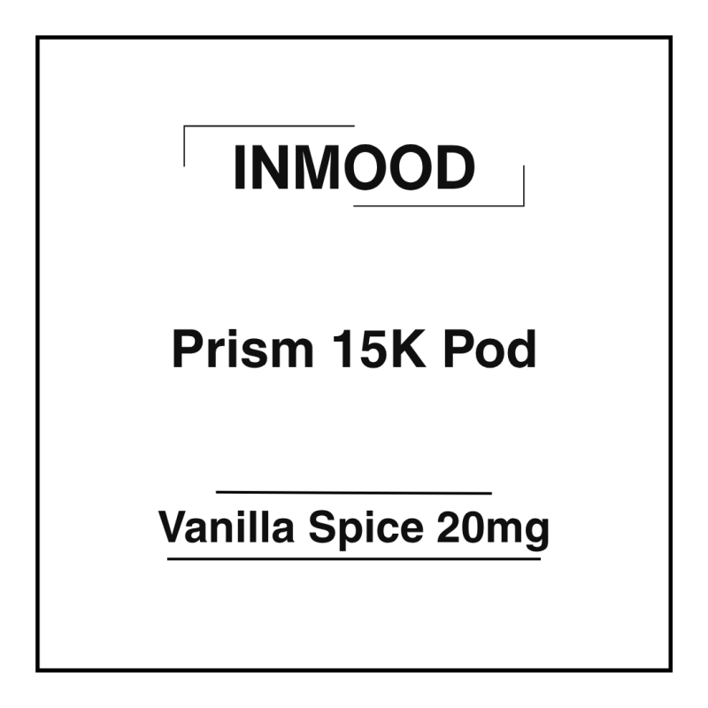 Inmood Prism 15K Pod Vanilla Spice 20mg