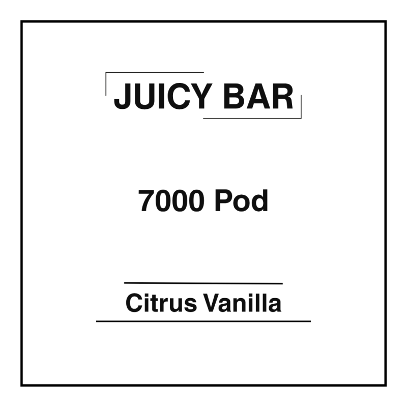 Juicy Bar 7000 Pod Citrus Vanilla (Cola Lemon)