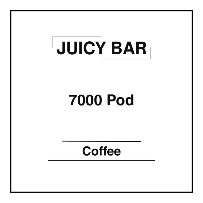 Juicy Bar 7000 Pod Coffee
