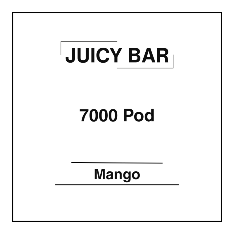 Juicy Bar 7000 Pod Mango