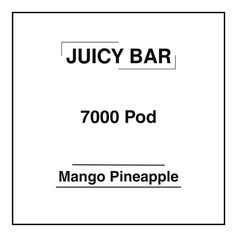 Juicy Bar 7000 Pod Mango Pineapple