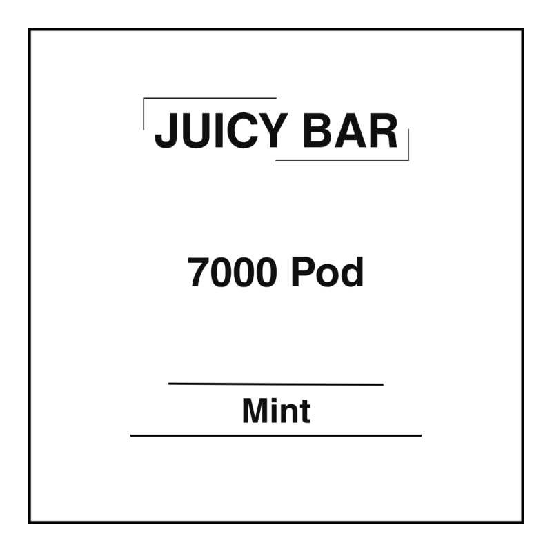 Juicy Bar 7000 Pod Mint