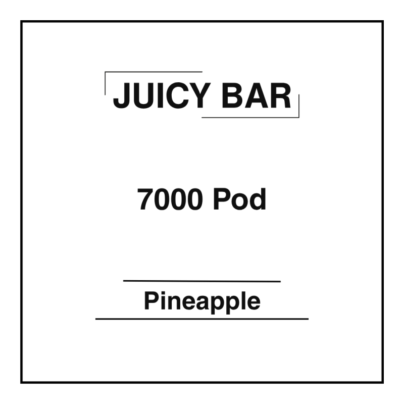 Juicy Bar 7000 Pod Pineapple