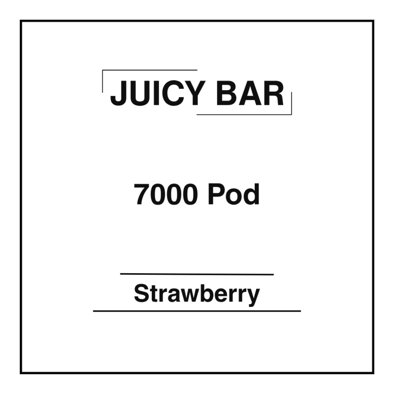 Juicy Bar 7000 Pod Strawberry