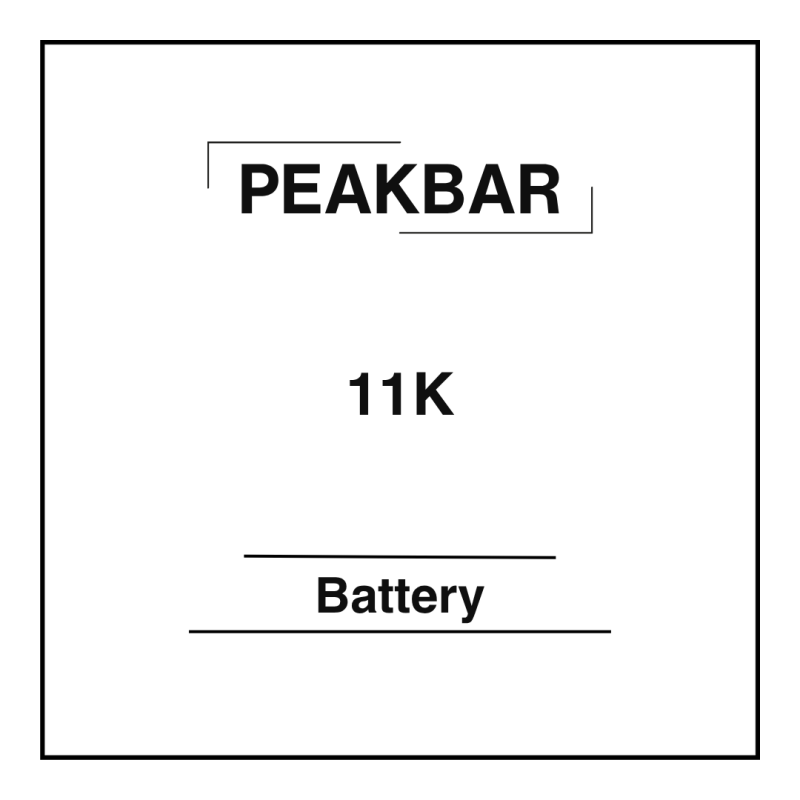 Peakbar 11K Battery