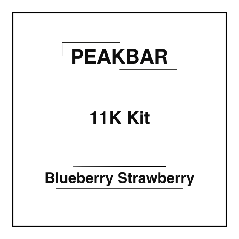 Peakbar 11K Kit Blueberry Strawberry