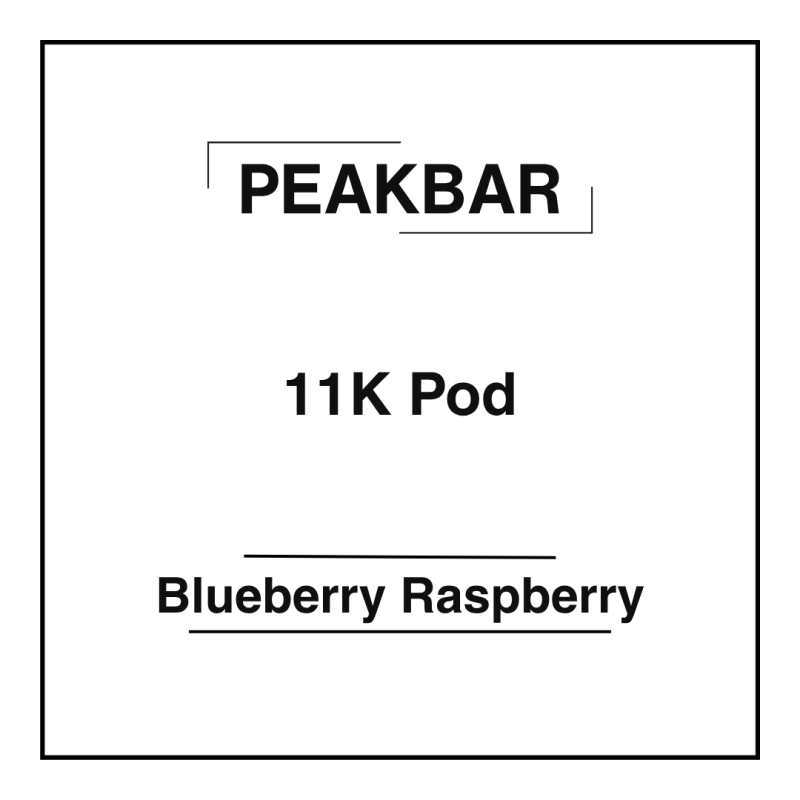 Peakbar 11K Pod Blueberry Raspberry
