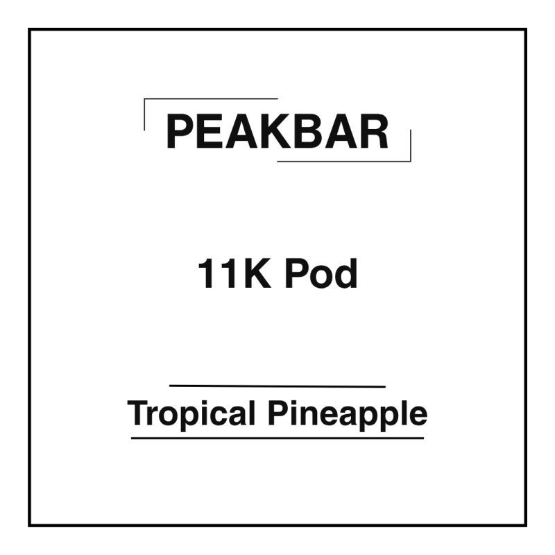 Peakbar 11K Pod Tropical Pineapple(Rainbow)