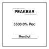 Peakbar 5500 0% Pod Menthol