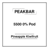peakbar 5500 0% pod pineapple kiwifruit