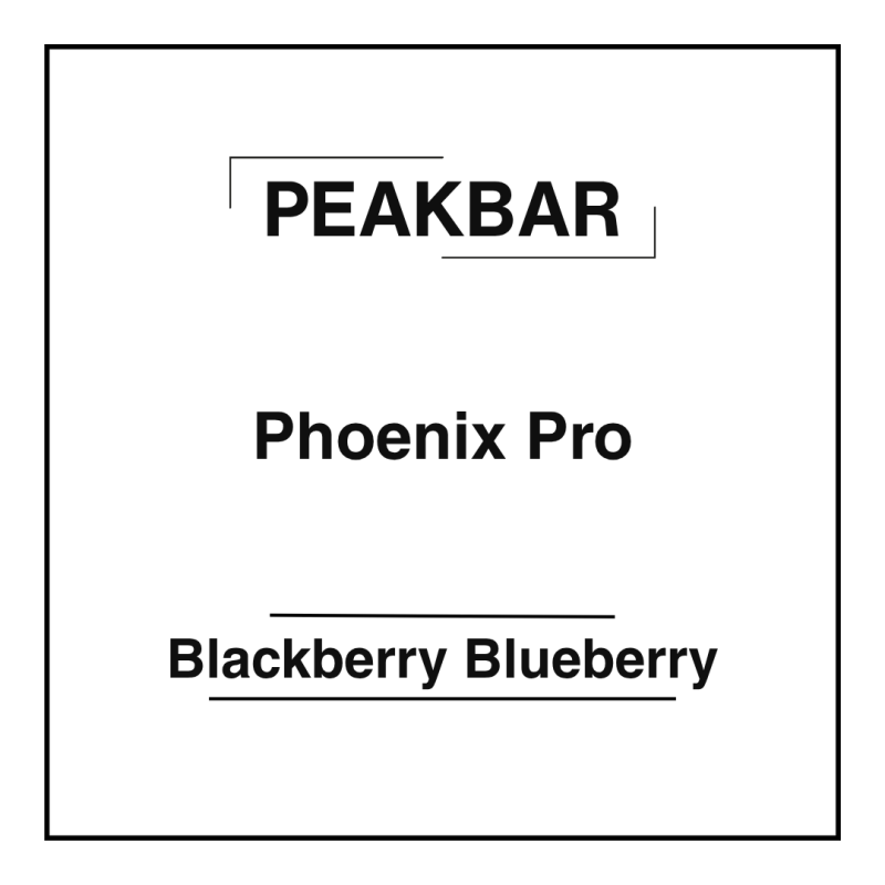 Peakbar Phoenix Pro Blackberry Blueberry