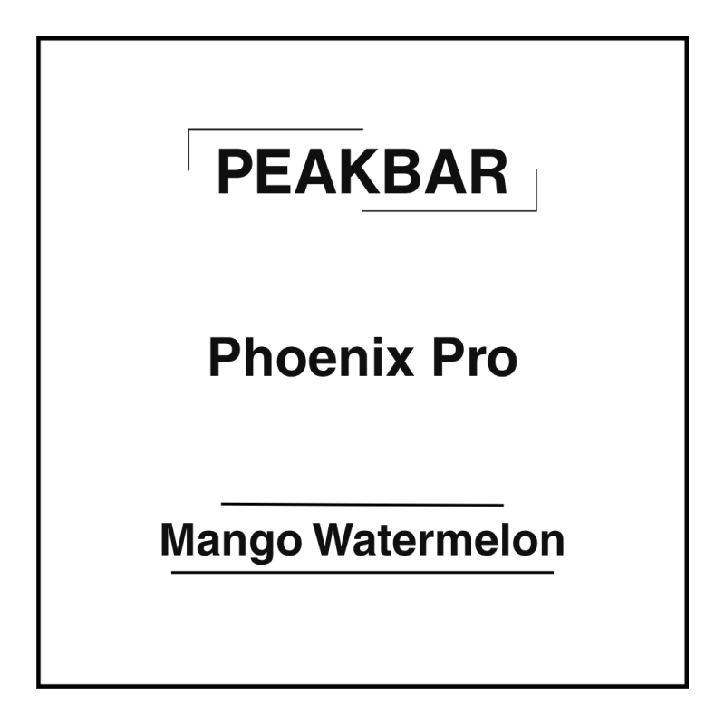 Peakbar Phoenix Pro Mango Watermelon