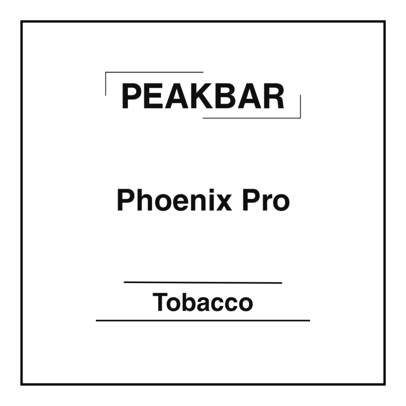 Peakbar Phoenix Pro Tobacco