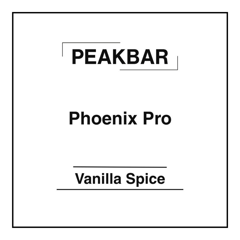 Peakbar Phoenix Pro Vanilla Spice