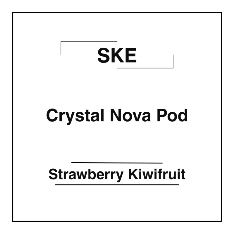 SKE Crystal Nova Pod Strawberry Kiwifruit