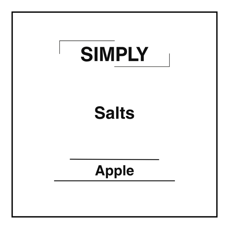 Simply Salts - Apple