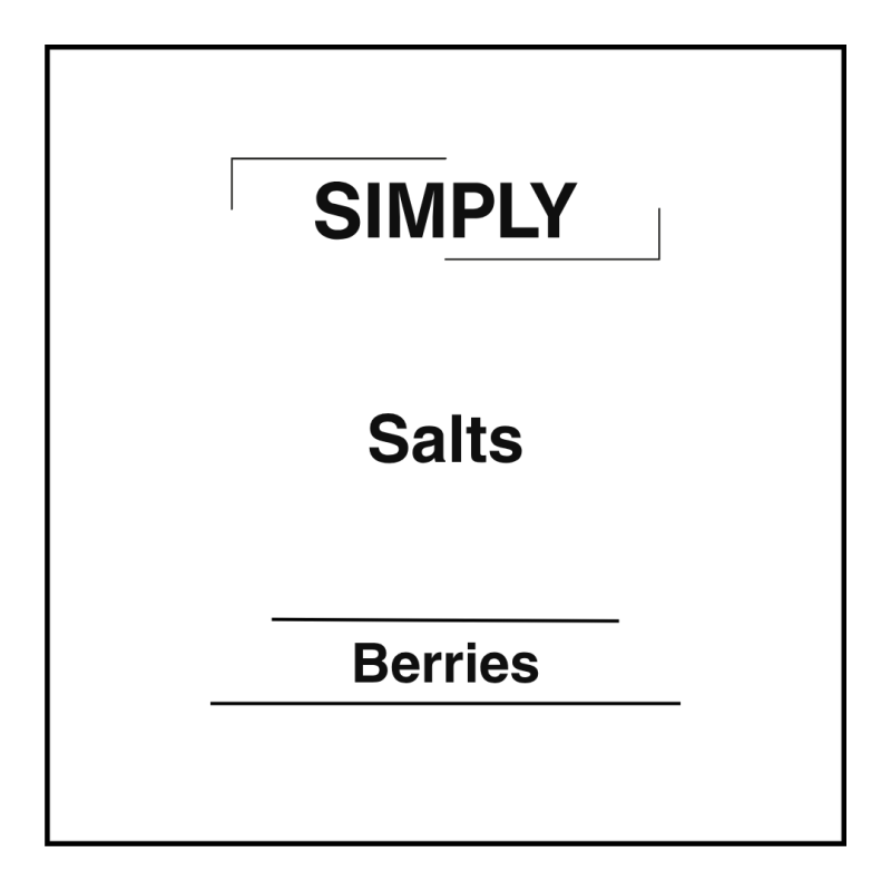 Simply Salts - Berries