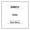 simply salts - sour berry