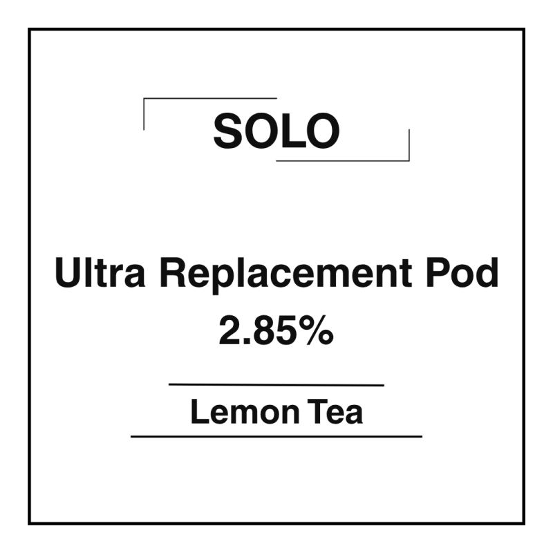 Solo Ultra Pod - Lemon Tea 2.85%