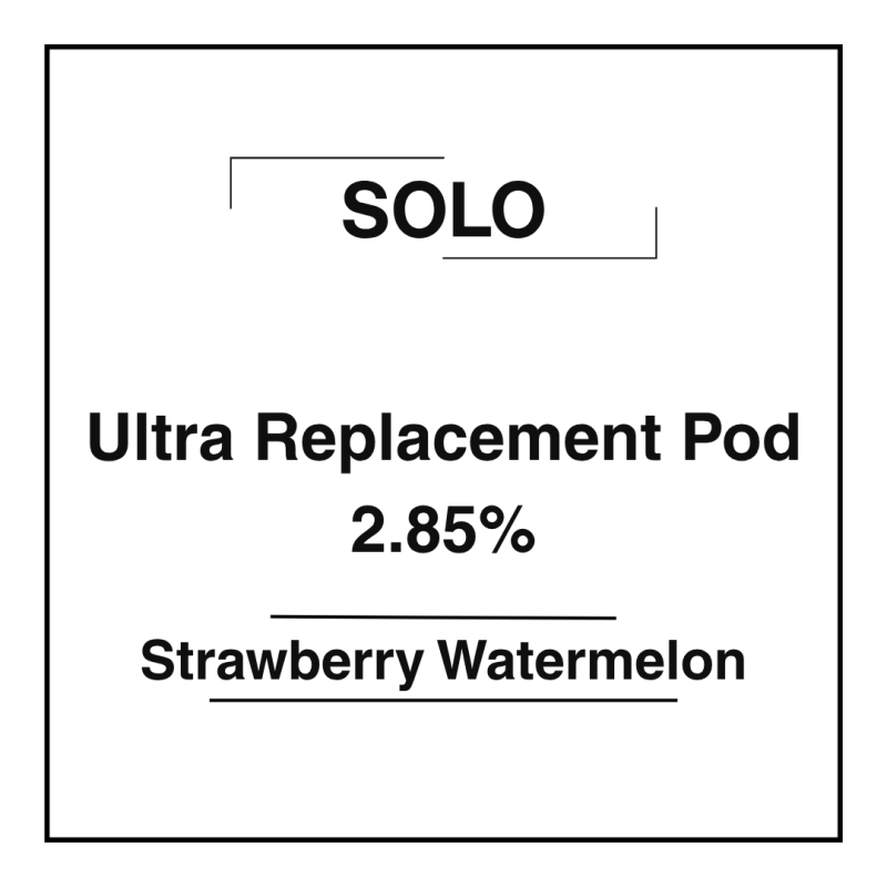 Solo Ultra Pod - Strawberry Watermelon 2.85%