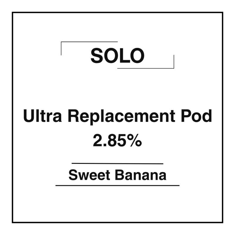 Solo Ultra Pod - Sweet Banana 2.85%