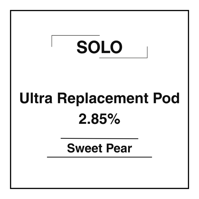 Solo Ultra Pod - Sweet Pear 2.85%