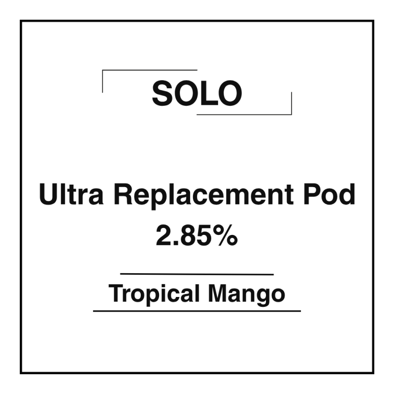 Solo Ultra Pod - Tropical Mango 2.85%