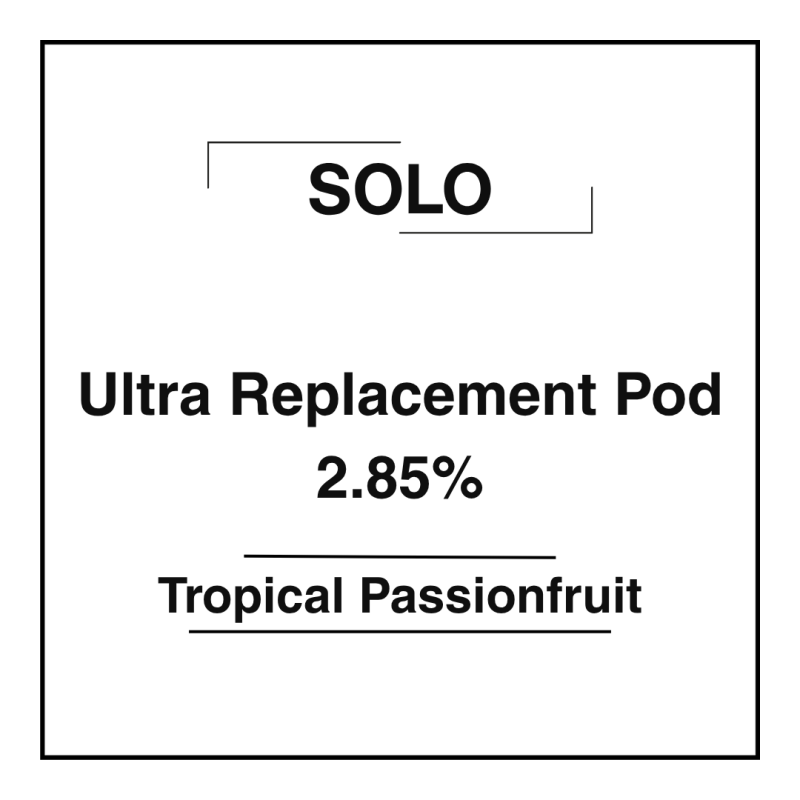 Solo Ultra Pod - Tropical Passionfruit 2.85%