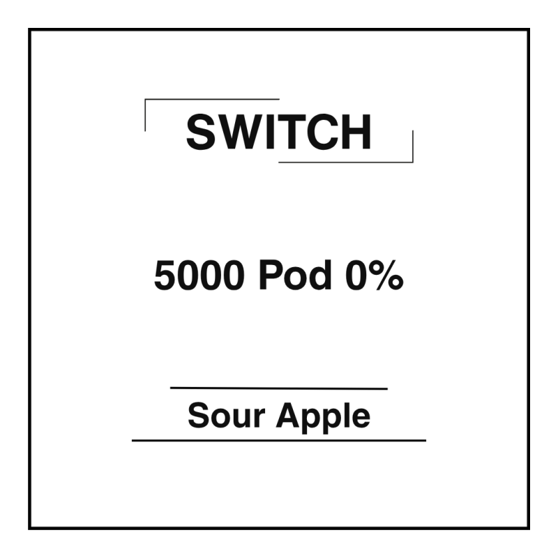 Switch 0% Pod 5000 Sour Apple