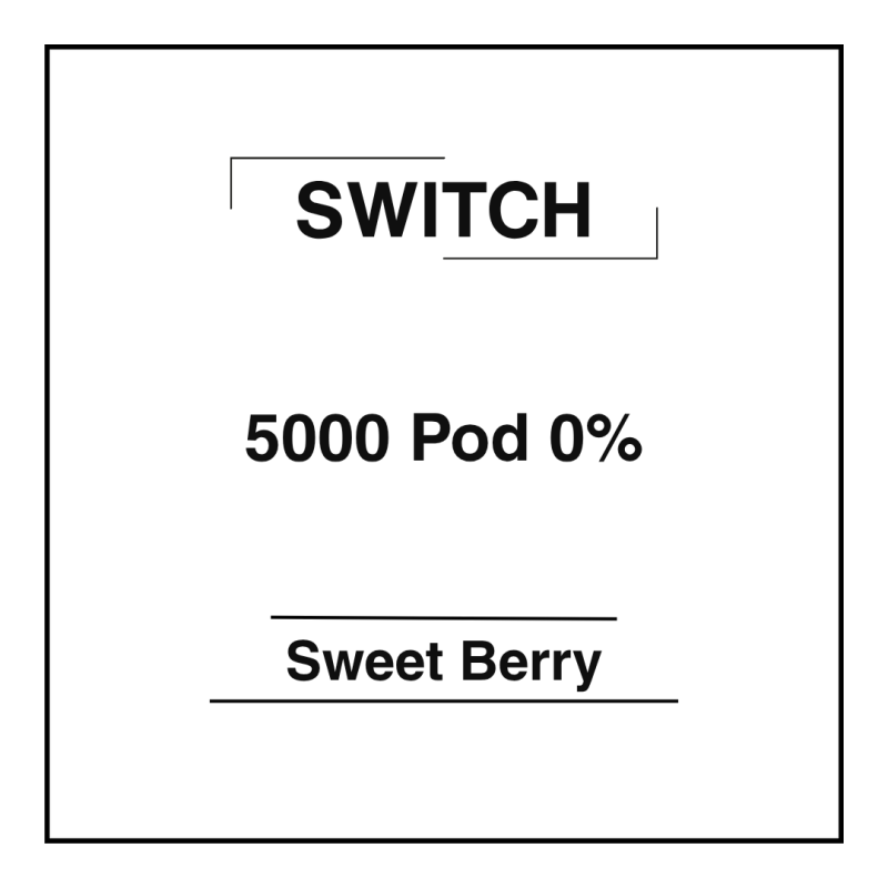 Switch 0% Pod 5000 Sweet Berry