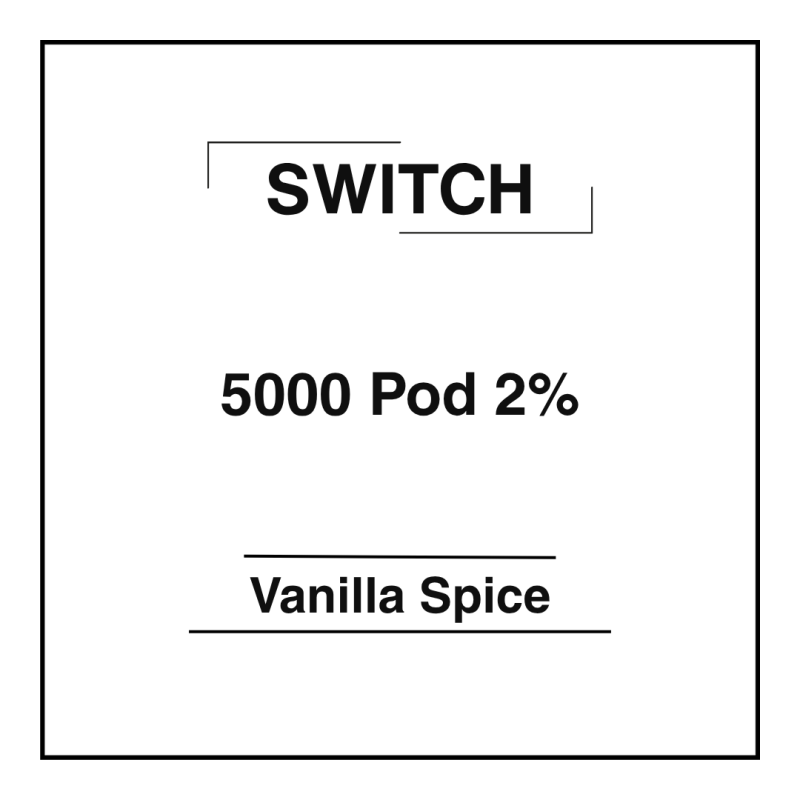 Switch 2% Pod 5000 Vanilla Spice(Cola)