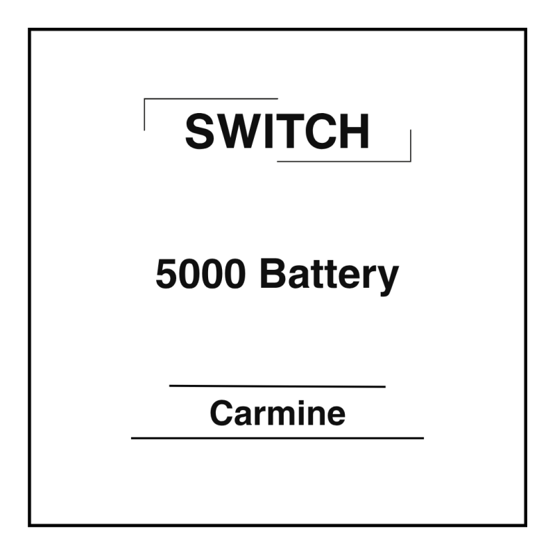 Switch Battery 5000 Carmine (Red)
