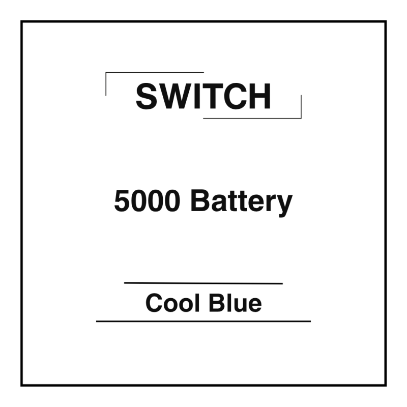 Switch Battery 5000 Cool Blue
